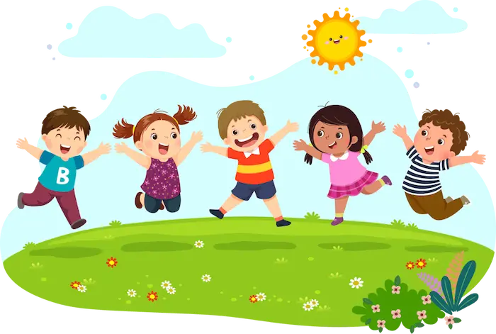 بازی کودکان در پارک 8974354