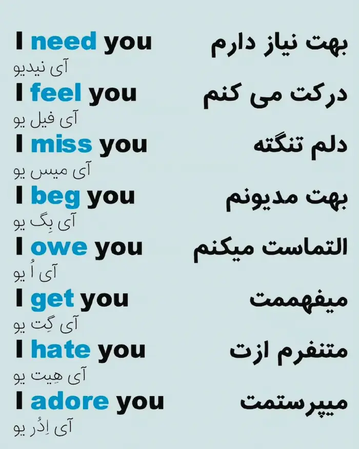 اصطلاحات پرکاربرد زبان انگلیسی با معنی و تلفظ فارسی 849758435